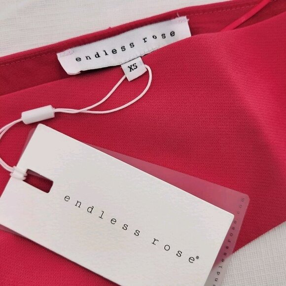 Endless Rose Mini Dress Womens Size XS  Pink V Neck Cut Out Detail - Picture 2 of 7